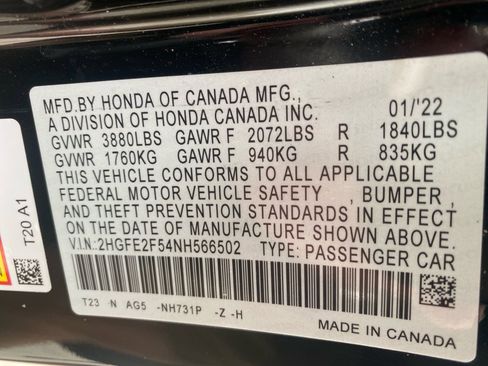 Used 2022 Honda Civic Sport image 39