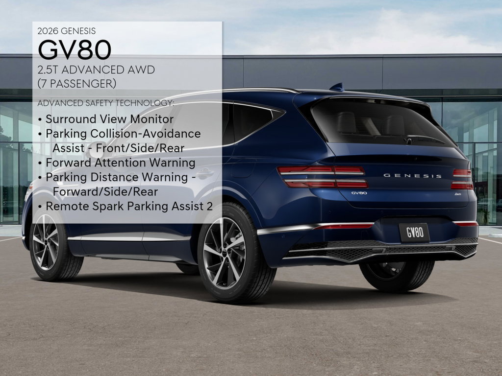 New 2026 Genesis GV80 2.5T Advanced AWD/4WD image 7