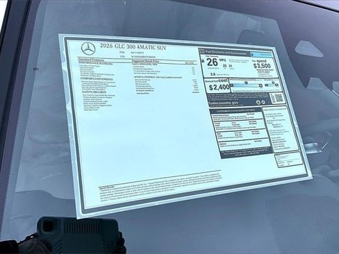 New 2026 Mercedes-Benz GLC 300 4MATIC image 16