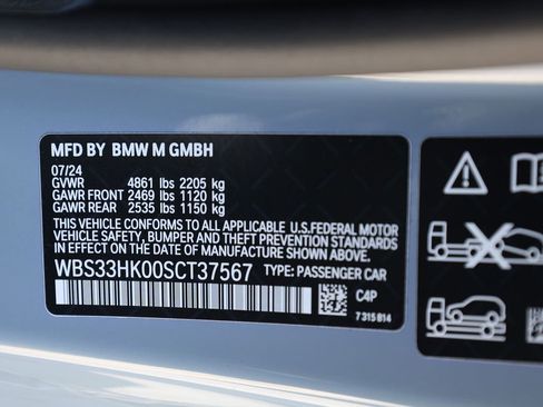 Used 2025 BMW M4 xDrive Competition w/ Executive Package AWD/4WD image 48