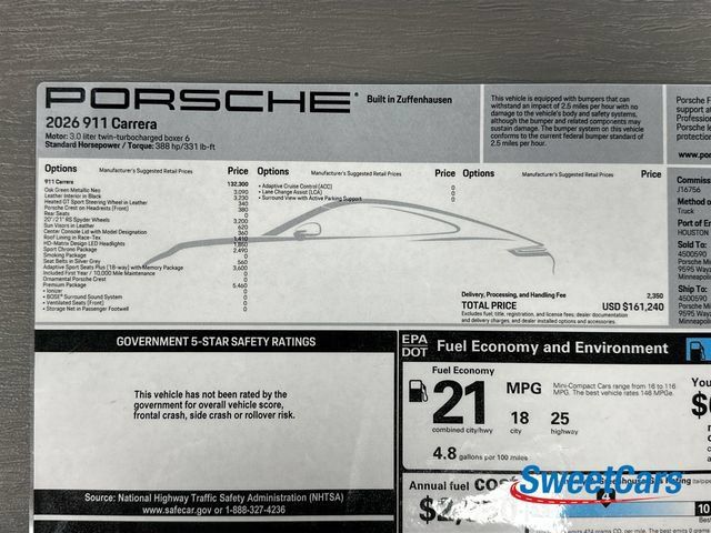 Used 2026 Porsche 911 Carrera RWD image 52