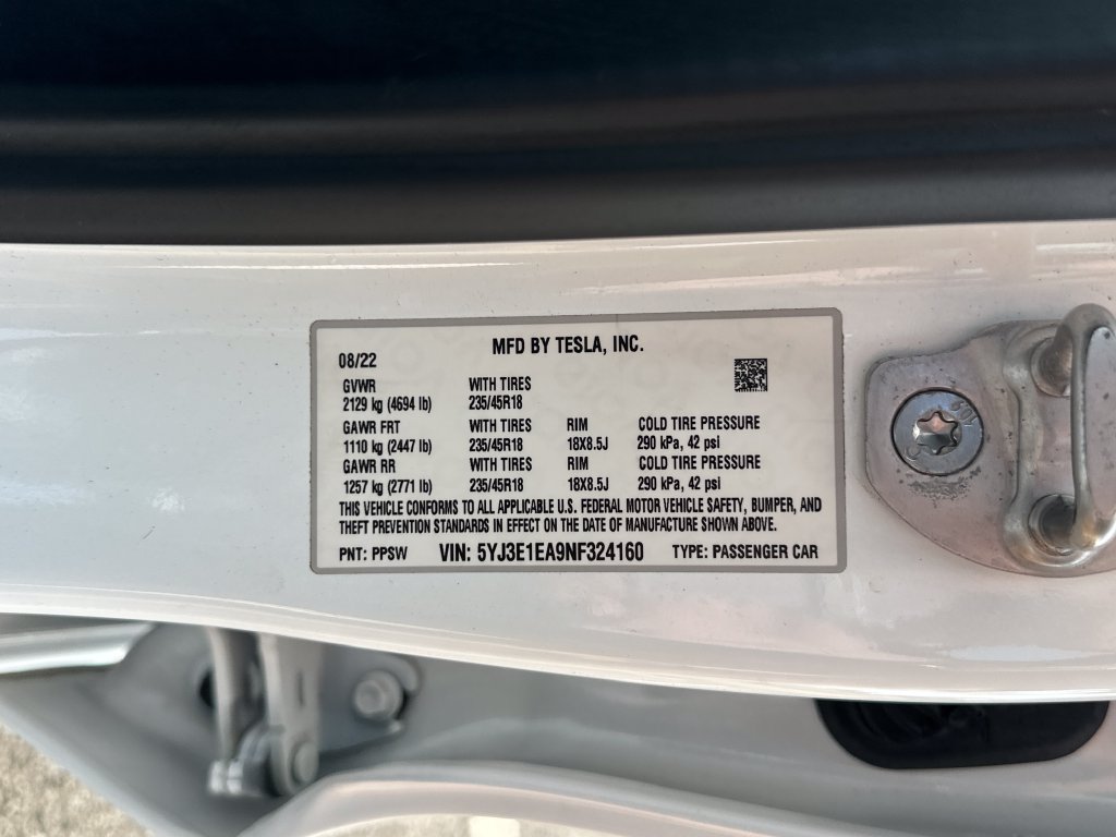 Used 2022 Tesla Model 3 Standard Range RWD image 23