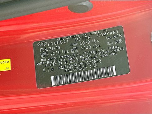 Used 2019 Hyundai Veloster N N image 34