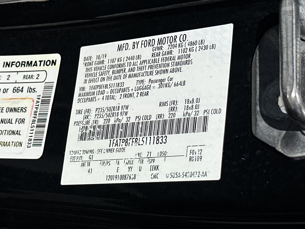Used 2020 Ford Mustang GT Premium RWD image 23