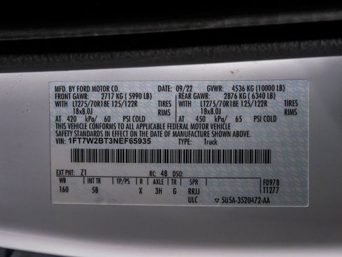 Used 2022 Ford F250 Lariat w/ Lariat Value Package image 62