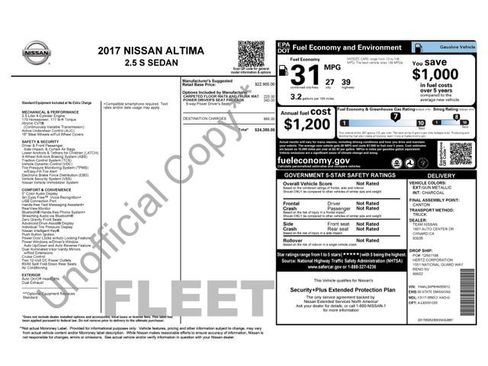 Used 2017 Nissan Altima 2.5 S w/ Power Driver Seat Package FWD image 9