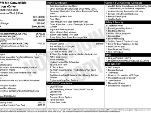 Used 2023 BMW M4 xDrive Competition w/ M Carbon Exterior Package image 35