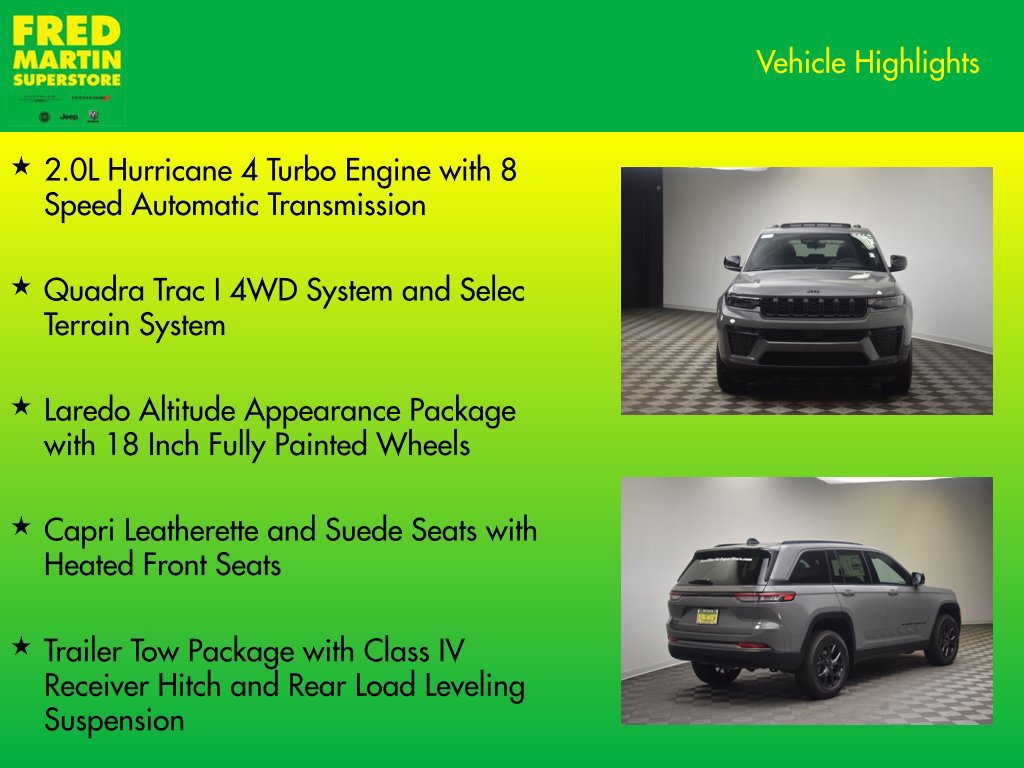New 2027 Jeep Grand Cherokee Altitude AWD/4WD image 8