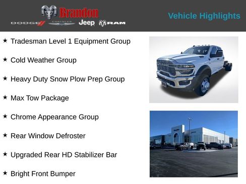 New 2026 RAM 5500 Tradesman w/ Chrome Appearance Group AWD/4WD image 2