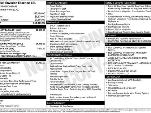 Used 2022 Buick Envision Essence w/ Technology Package I image 26