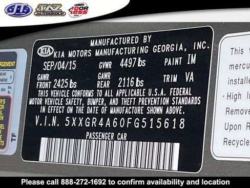 Used 2015 Kia Optima SX FWD image 20