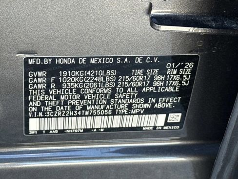 Used 2026 Honda HR-V LX image 29