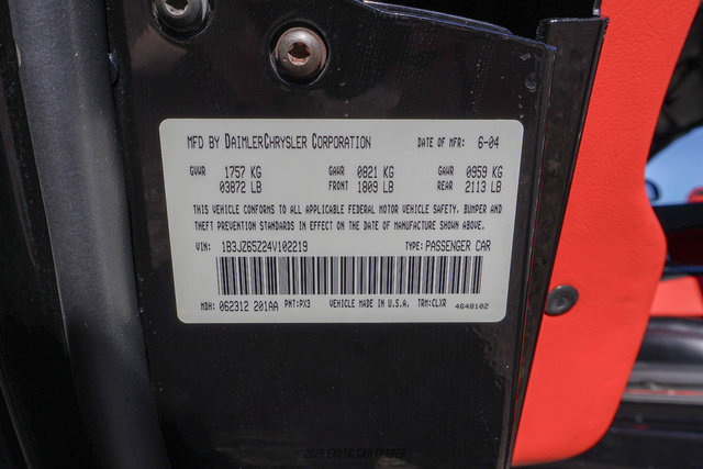 Used 2004 Dodge Viper SRT-10 RWD image 56