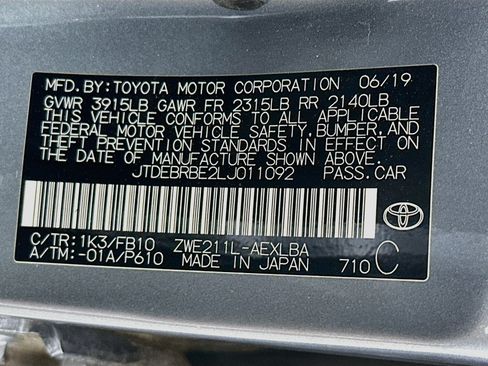 Used 2020 Toyota Corolla LE FWD image 12