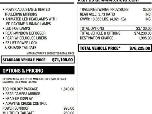 Used 2025 Chevrolet Silverado 2500 ZR2 w/ Technology Package AWD/4WD image 2