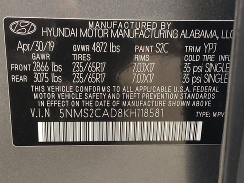 Used 2019 Hyundai Santa Fe SE image 33