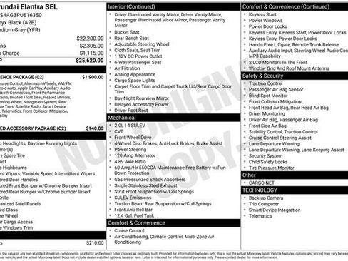 Used 2023 Hyundai Elantra SEL w/ Convenience Package FWD image 12