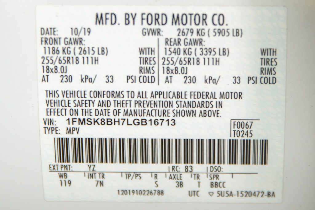 Used 2020 Ford Explorer 4WD image 32