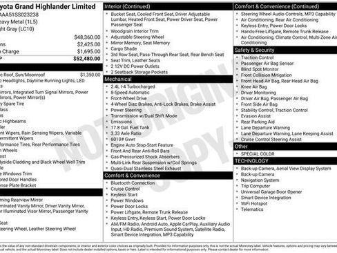 Used 2025 Toyota Grand Highlander FWD image 4
