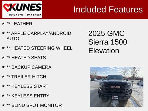 Used 2025 GMC Sierra 1500 Elevation w/ Elevation Premium Package image 2