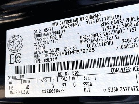 Used 2023 Ford F150 XLT AWD/4WD image 20