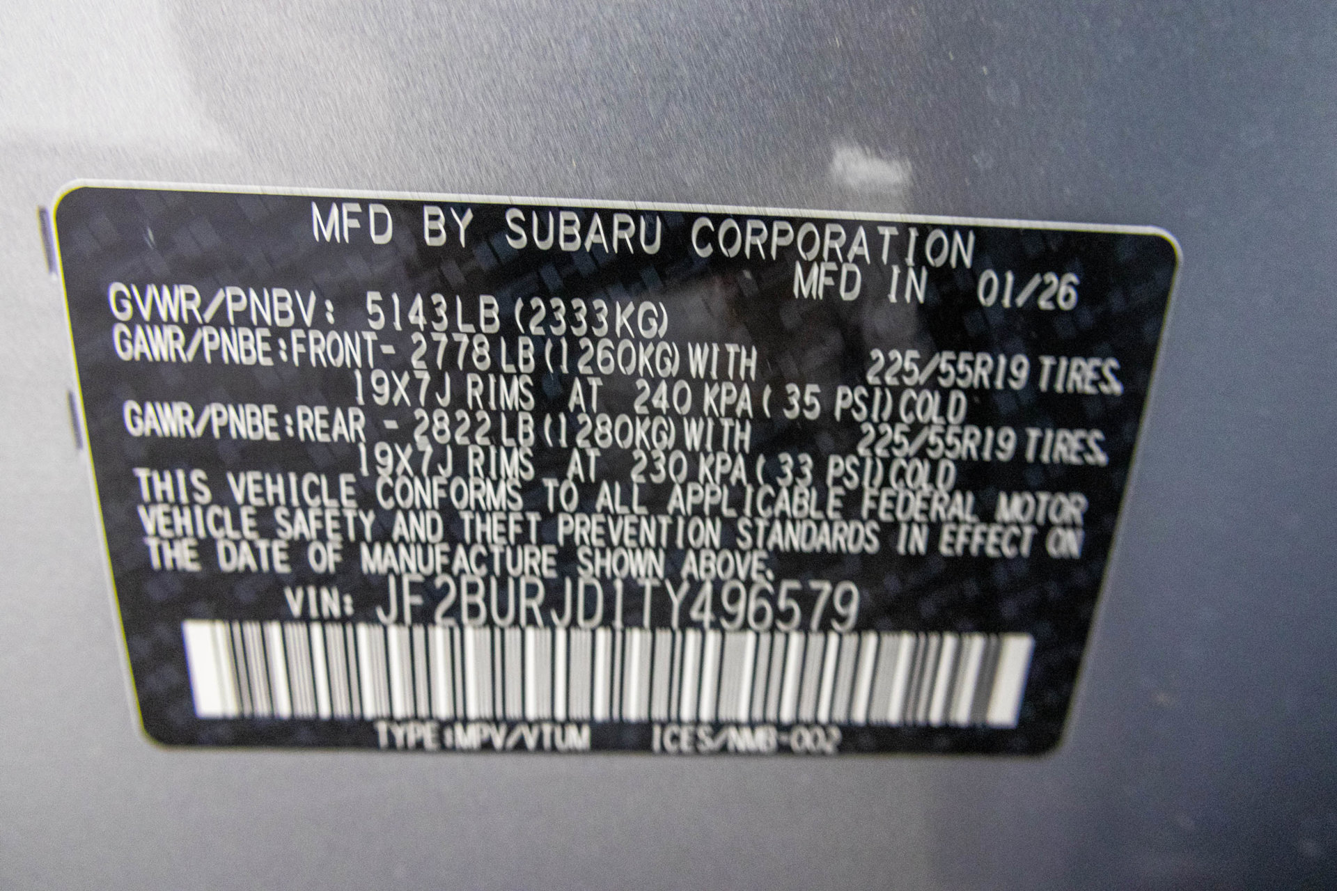 Used 2026 Subaru Outback Touring XT AWD/4WD image 60