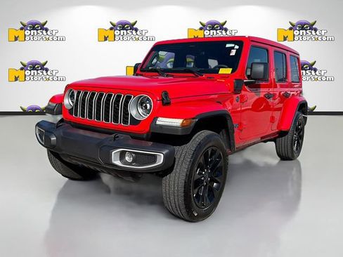 Used 2025 Jeep Wrangler Sahara 4xe w/ Safety Group image 1