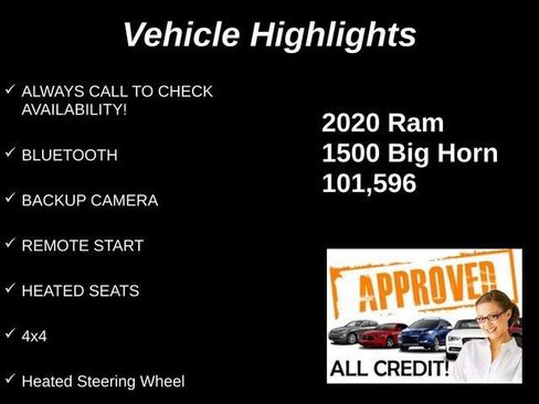 Used 2020 RAM 1500 Big Horn AWD/4WD image 10