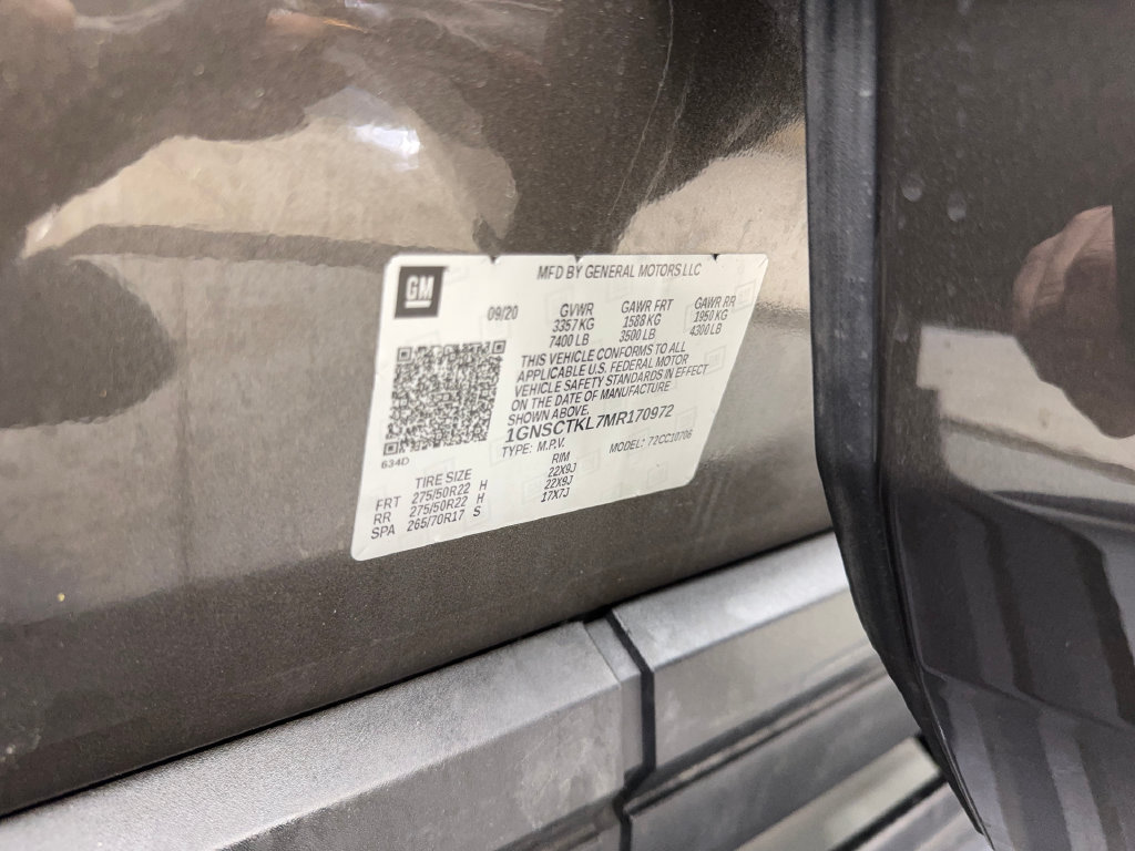 Used 2021 Chevrolet Tahoe High Country w/ Premium Package RWD image 91