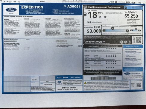 Used 2024 Ford Expedition Limited AWD/4WD image 32