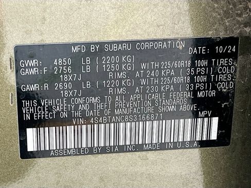 Used 2025 Subaru Outback Limited AWD/4WD image 34