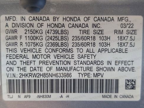 Used 2022 Honda CR-V EX-L image 28