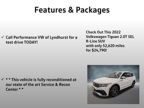 Used 2022 Volkswagen Tiguan SEL R-Line image 4