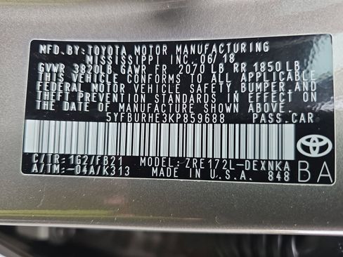 Used 2019 Toyota Corolla LE image 33