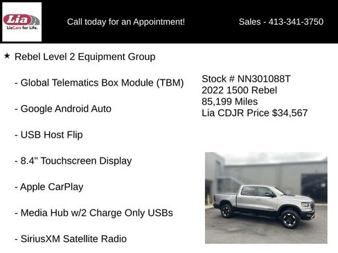 Certified 2022 RAM 1500 Rebel w/ Rebel Level 2 Equipment Group AWD/4WD image 21