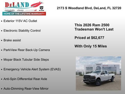 New 2026 RAM 2500 Tradesman AWD/4WD image 32