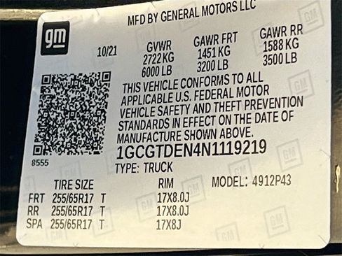 Used 2022 Chevrolet Colorado Z71 w/ Trail Boss Package image 32