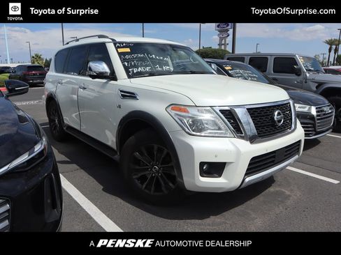 Used 2017 Nissan Armada Platinum w/ Captain Seat Package AWD/4WD image 1