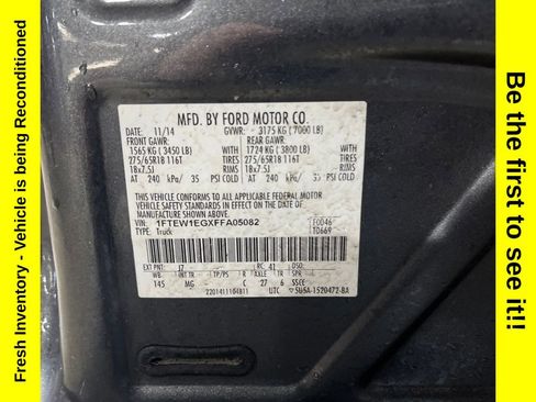 Used 2015 Ford F150 XLT w/ Equipment Group 302A Luxury image 25