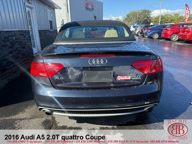 Used 2016 Audi A5 2.0T Premium Plus w/ Technology Package AWD/4WD image 6