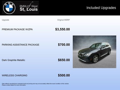 Used 2024 BMW X3 xDrive30i w/ Premium Package w/ZPA image 20