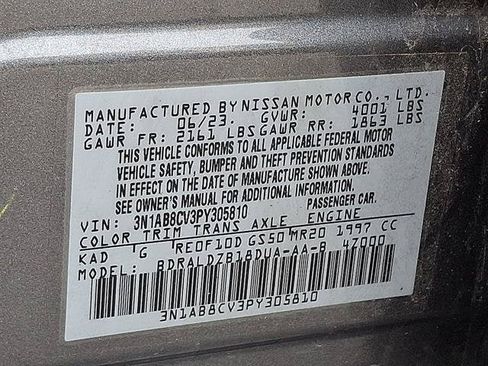 Certified 2023 Nissan Sentra SV FWD image 26