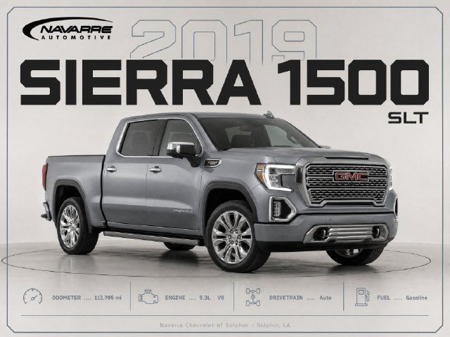Used 2019 GMC Sierra 1500 SLT AWD/4WD image 1