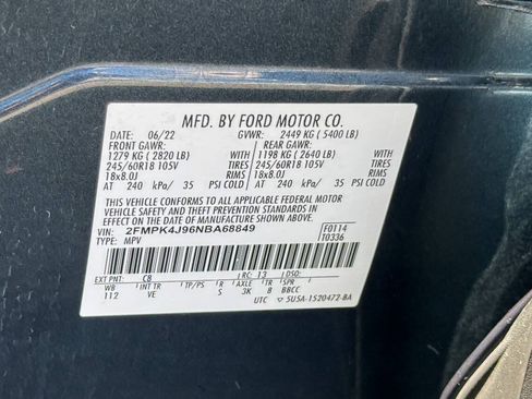 Used 2022 Ford Edge SEL w/ Convenience Package AWD/4WD image 20