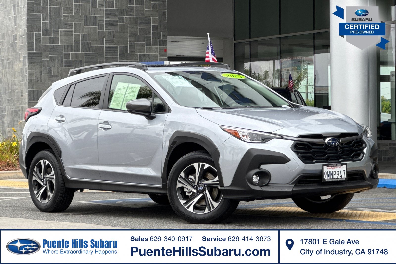 Certified 2025 Subaru Crosstrek 2.5i Premium AWD/4WD image 1