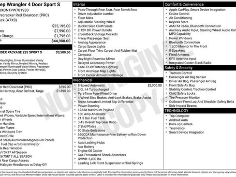 Used 2023 Jeep Wrangler Sport S image 37