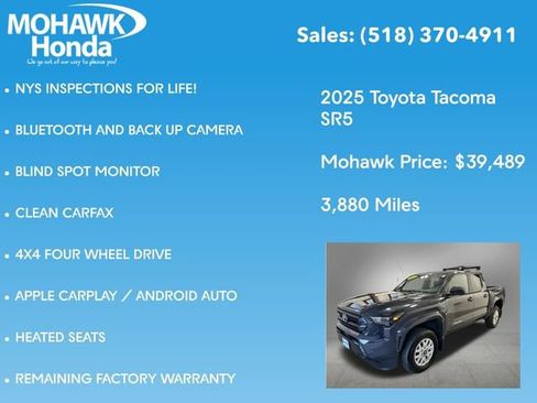 Used 2025 Toyota Tacoma SR5 AWD/4WD image 7