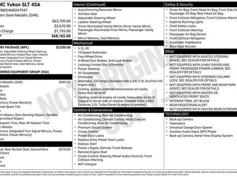 Certified 2022 GMC Yukon SLT w/ SLT Luxury Package AWD/4WD image 16