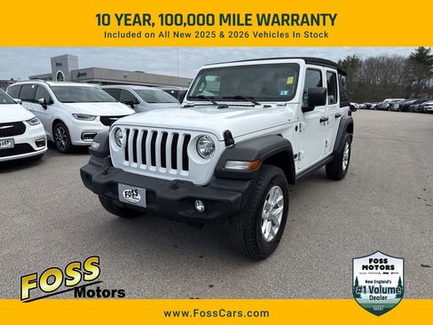 Certified 2023 Jeep Wrangler Unlimited Sport AWD/4WD image 1