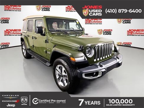 Used 2020 Jeep Wrangler Unlimited Sahara image 1